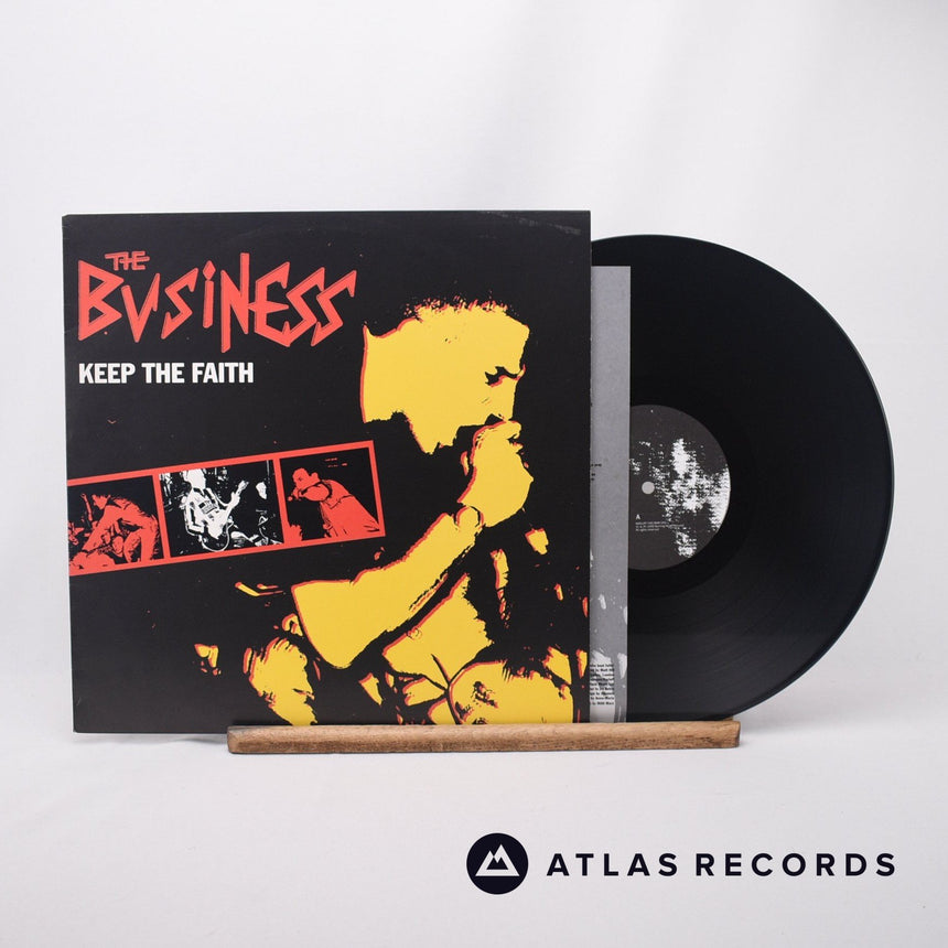 The Business Keep The Faith LP Vinyl Record - Front Cover & Record