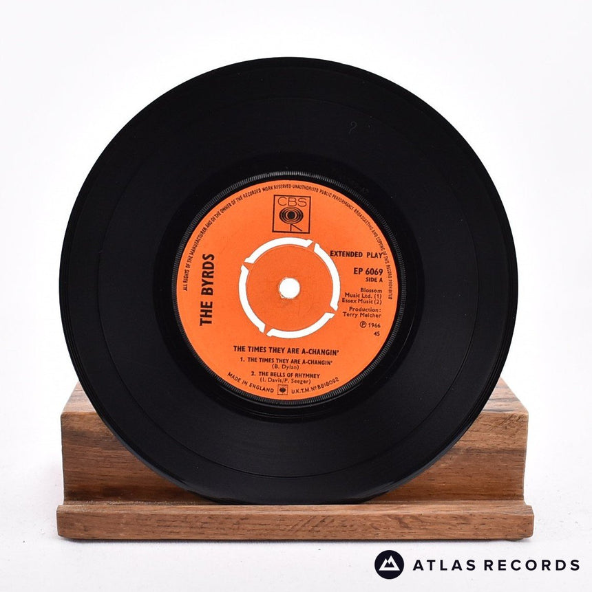 The Byrds - The Times They Are A'Changin' - 7" EP Vinyl Record - VG/VG+