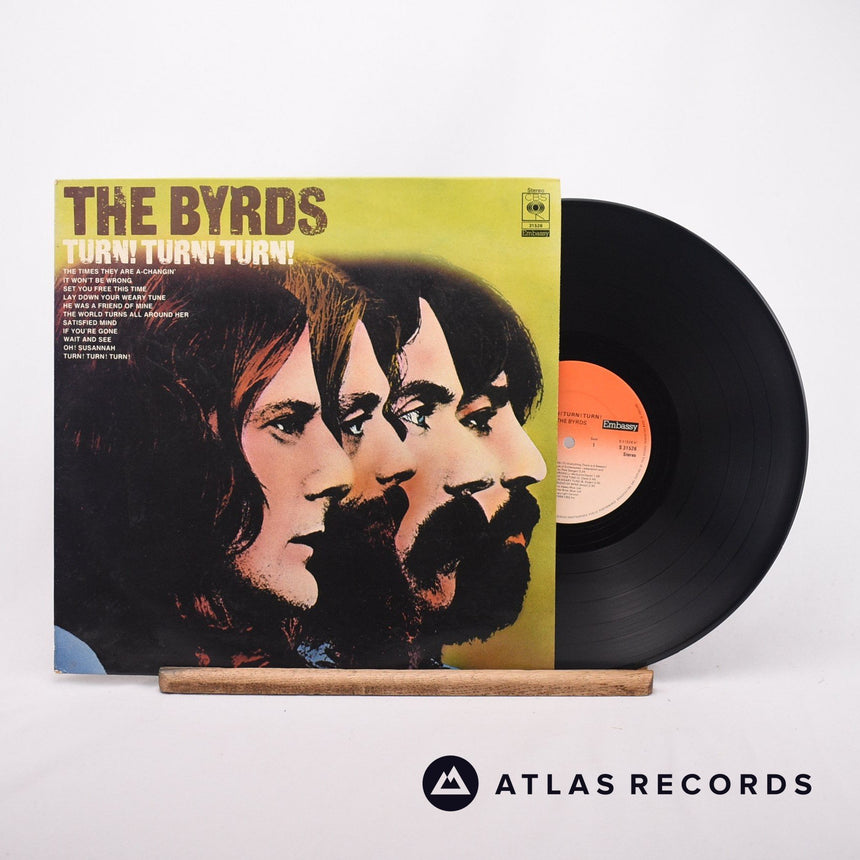 The Byrds Turn! Turn! Turn! LP Vinyl Record - Front Cover & Record