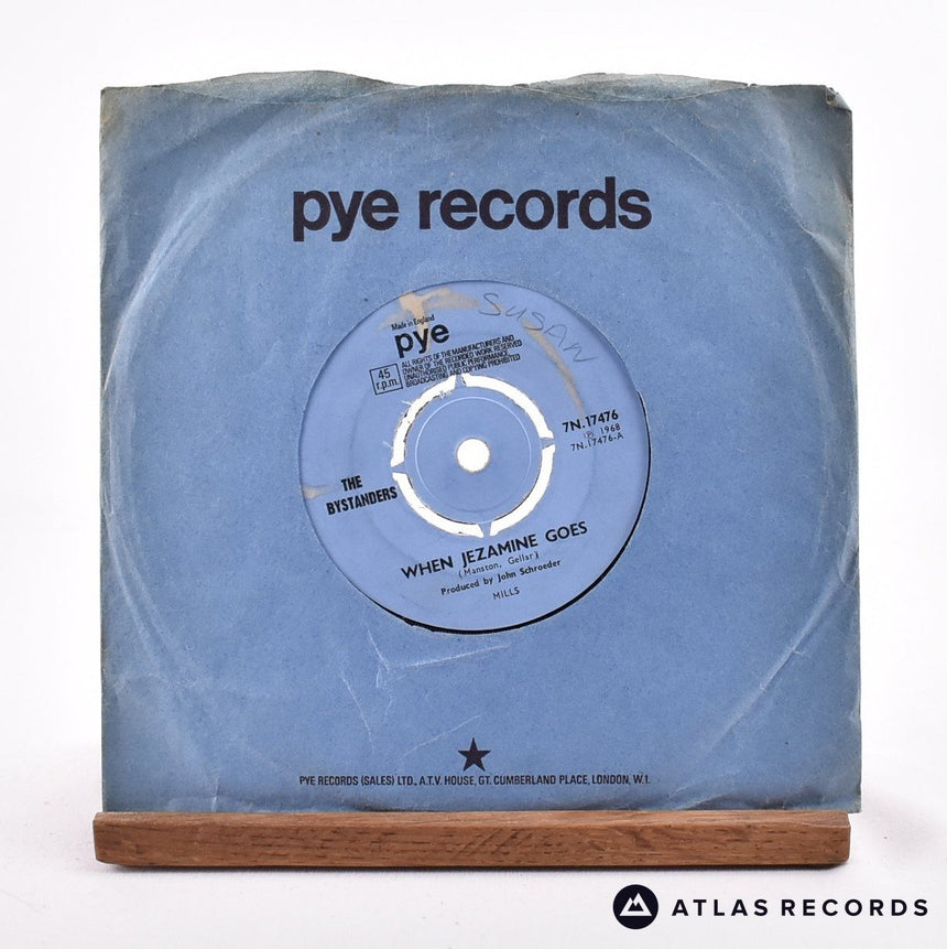 The Bystanders When Jezamine Goes 7" Vinyl Record - In Sleeve