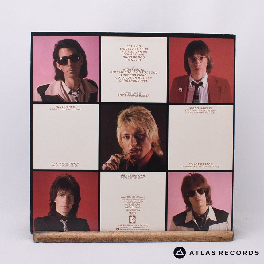 The Cars - Candy-O - Strawberry LP Vinyl Record - EX/EX