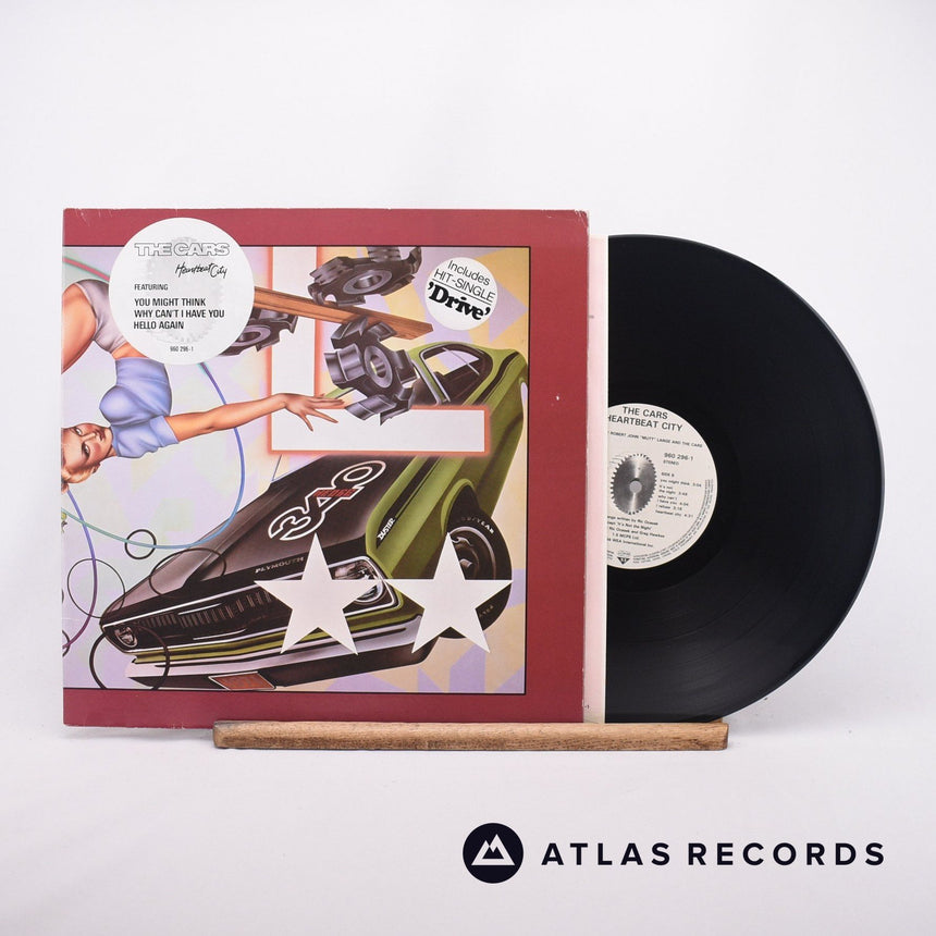 The Cars Heartbeat City LP Vinyl Record - Front Cover & Record