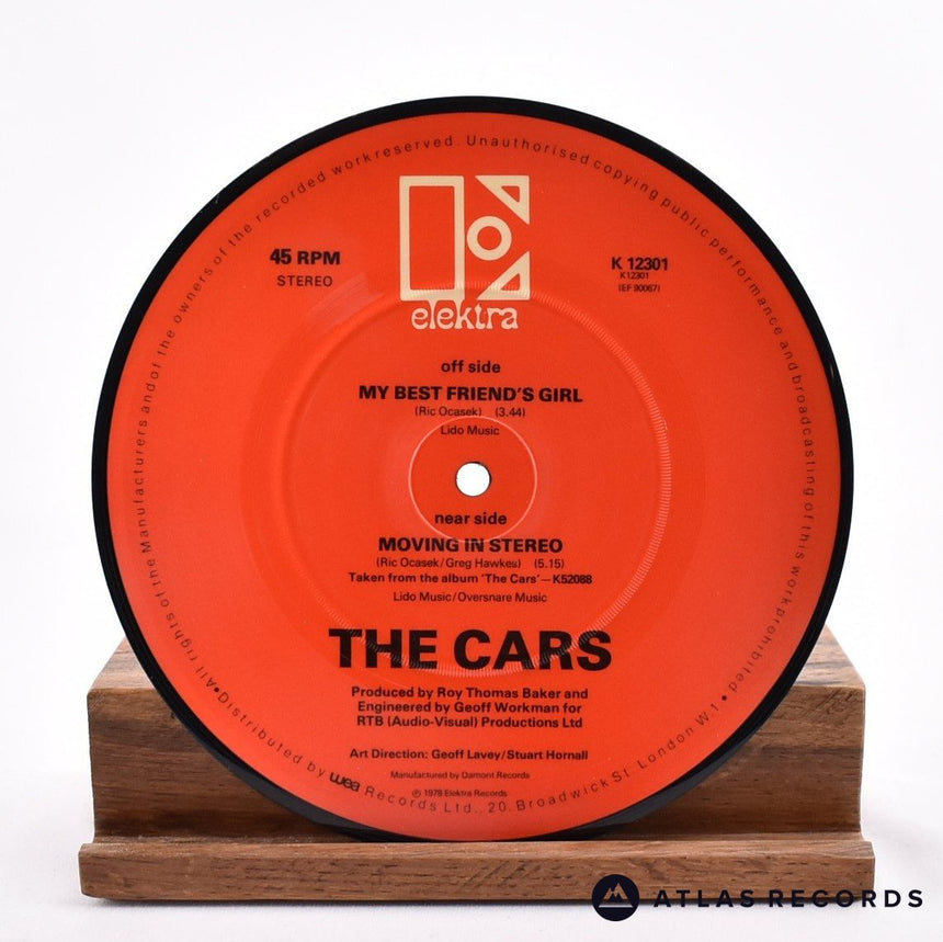 The Cars - My Best Friend's Girl - 7" Vinyl Record - VG+/VG+