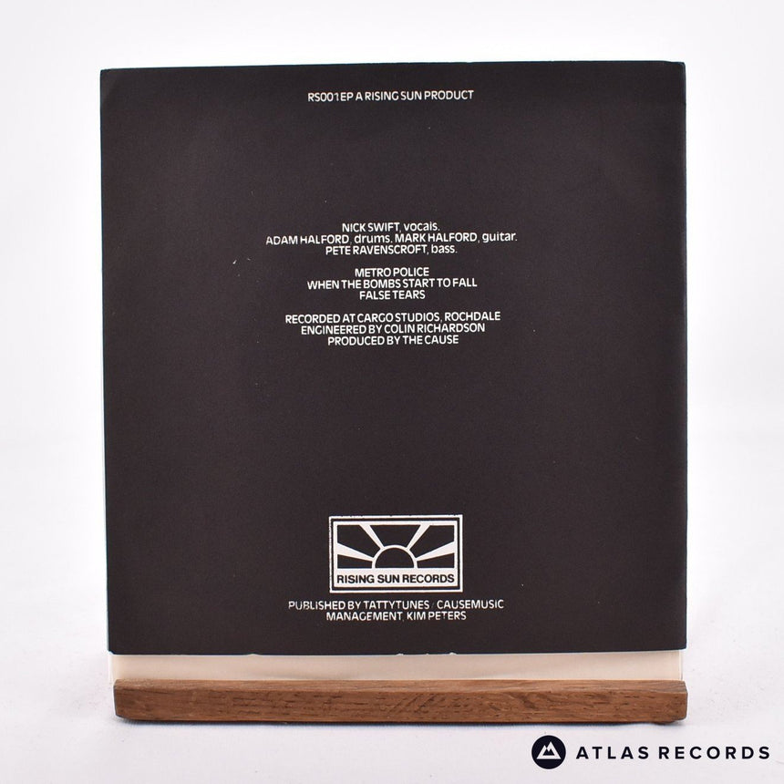 The Cause - Metro Police - Lyric Sheet 7" Vinyl Record - EX/EX