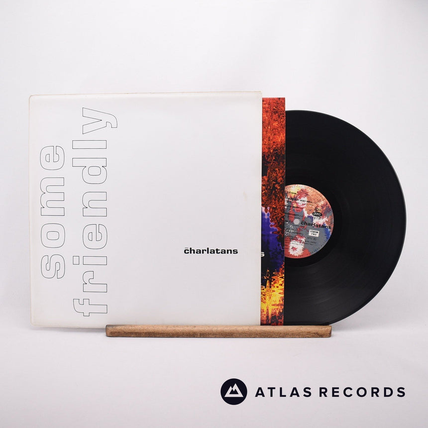 The Charlatans Some Friendly LP Vinyl Record - Front Cover & Record