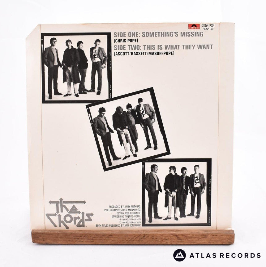 The Chords - Something's Missing - 7" Vinyl Record - EX/EX