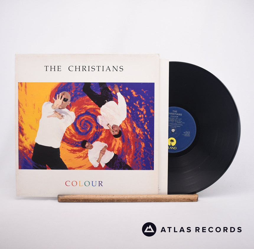 The Christians Colour LP Vinyl Record - Front Cover & Record