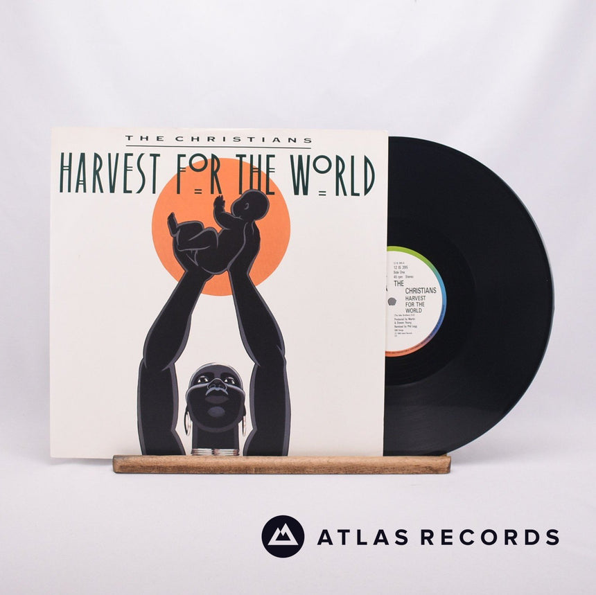 The Christians Harvest For The World 12" Vinyl Record - Front Cover & Record