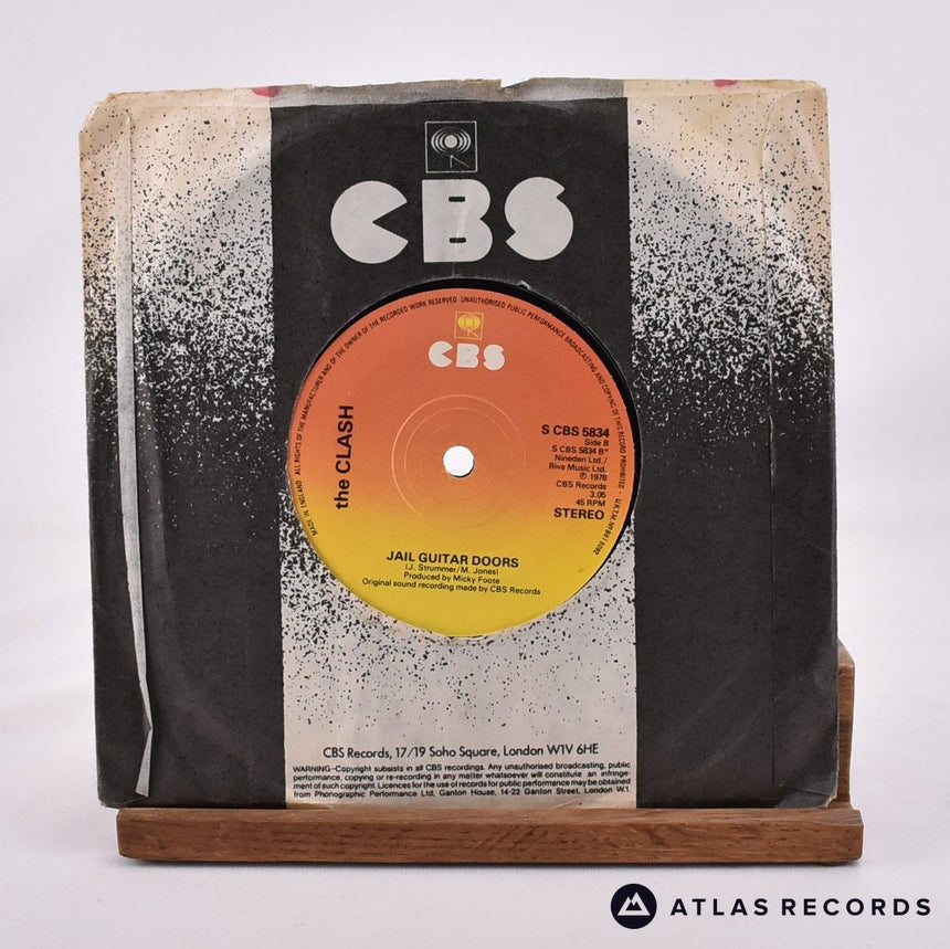 The Clash - Clash City Rockers - 7" Vinyl Record - VG/VG+