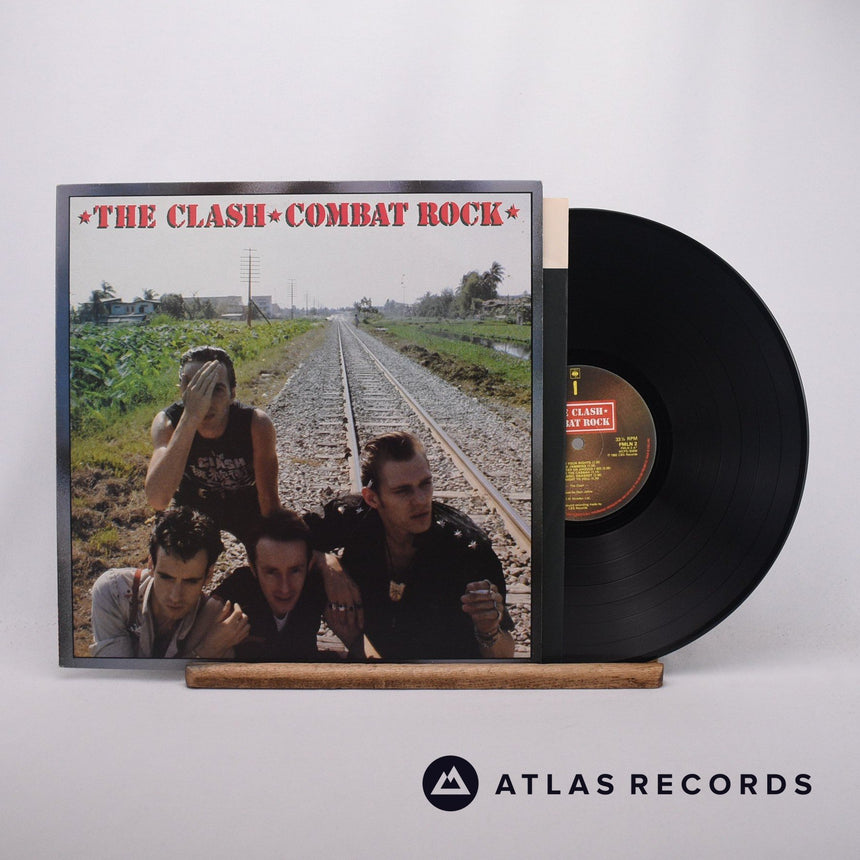 The Clash Combat Rock LP Vinyl Record - Front Cover & Record
