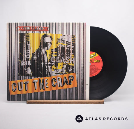 The Clash Cut The Crap LP Vinyl Record - Front Cover & Record