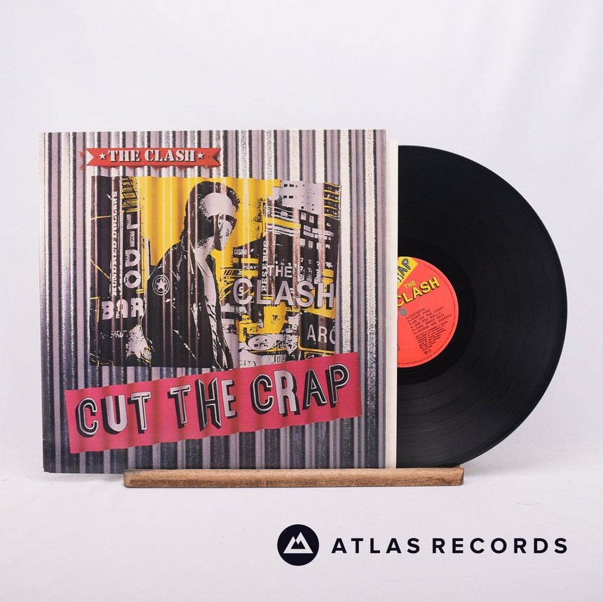 The Clash Cut The Crap LP Vinyl Record - Front Cover & Record