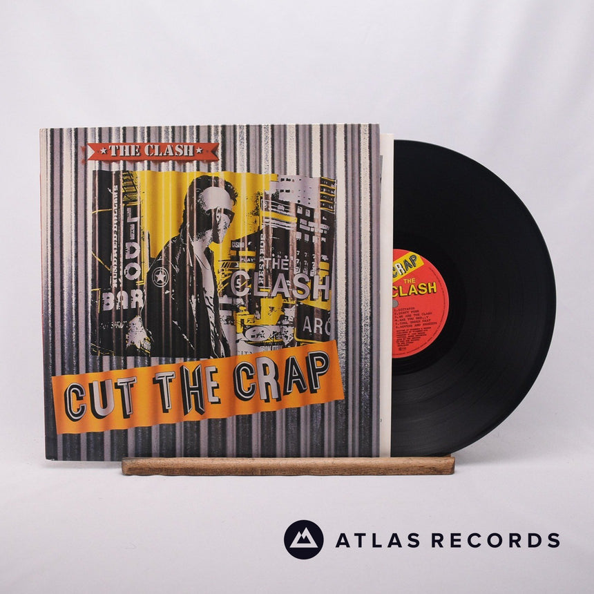 The Clash Cut The Crap LP Vinyl Record - Front Cover & Record