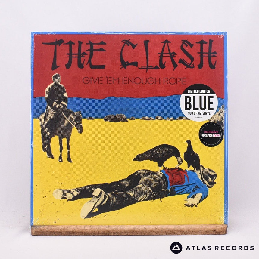 The Clash Give 'Em Enough Rope LP Vinyl Record - Front Cover & Record