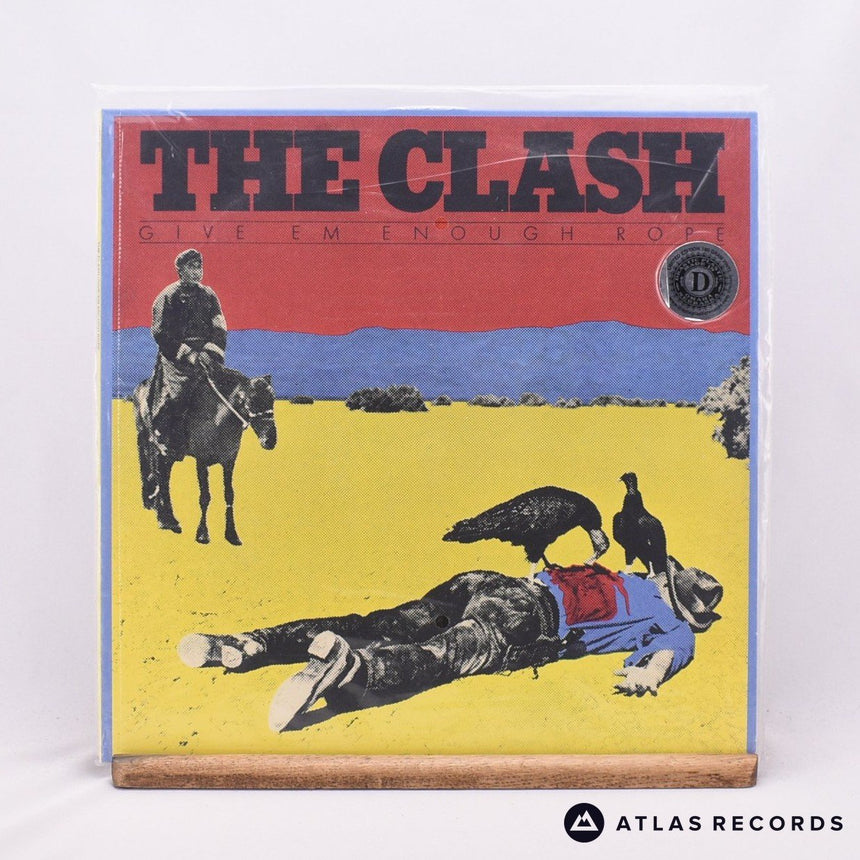 The Clash Give 'Em Enough Rope LP Vinyl Record - Front Cover & Record