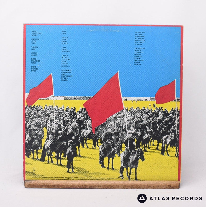 The Clash - Give 'Em Enough Rope - Repress Canada LP Vinyl Record - VG+/EX