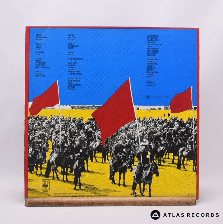 The Clash - Give 'Em Enough Rope - Reissue A4 B5 LP Vinyl Record - VG+/EX