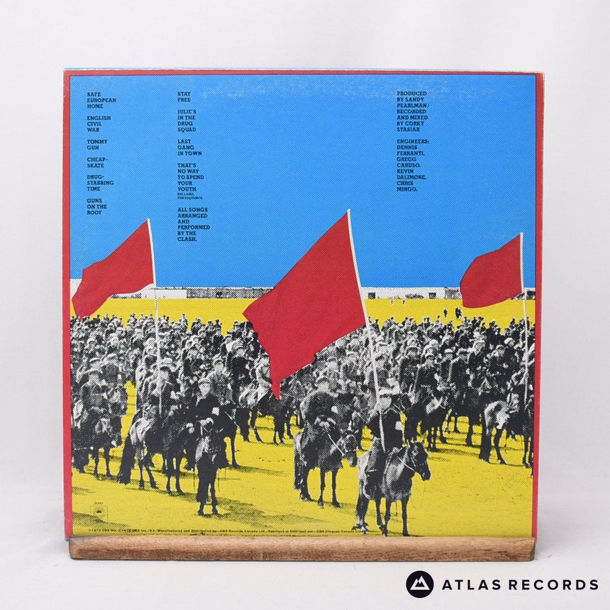 The Clash - Give 'Em Enough Rope - Repress Canada LP Vinyl Record - EX/EX
