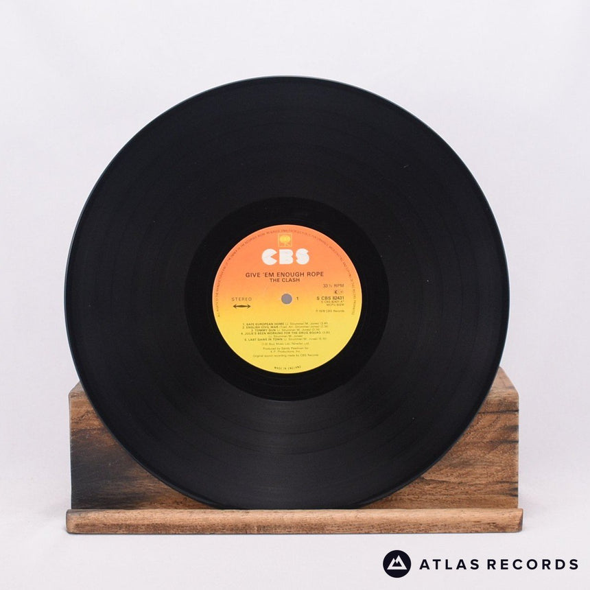 The Clash - Give 'Em Enough Rope - A-2 B-3 LP Vinyl Record - EX/EX