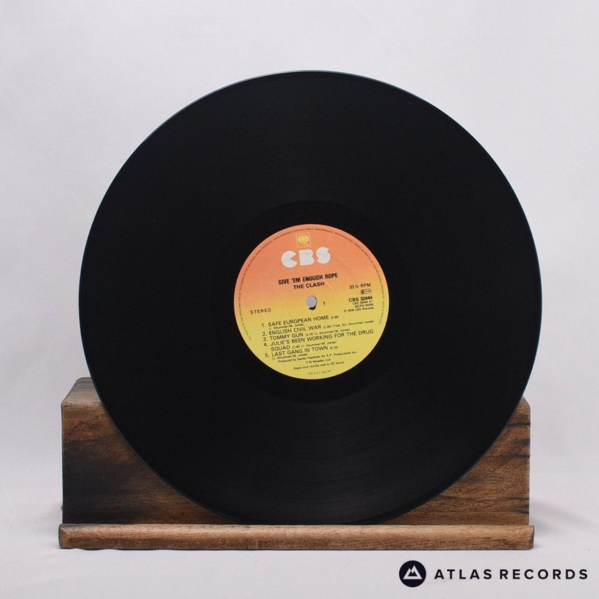 The Clash - Give 'Em Enough Rope - Reissue LP Vinyl Record - EX/EX