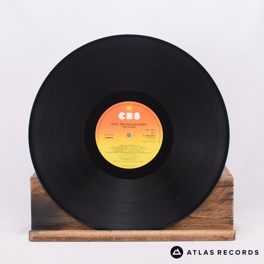 The Clash - Give 'Em Enough Rope - A-2 B-3 LP Vinyl Record - EX/EX