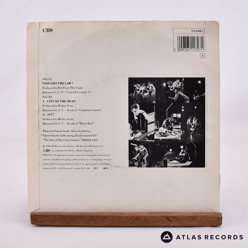 The Clash - I Fought The Law - 7" Vinyl Record - VG+/VG+