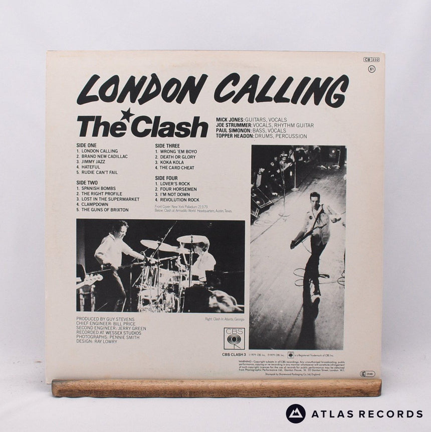 The Clash - London Calling - A-3 B1 C-2 D3 Double LP Vinyl Record - VG+/EX