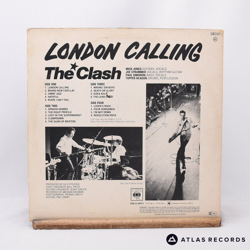 The Clash - London Calling - 3A B1 2 x LP Vinyl Record - VG+/VG+