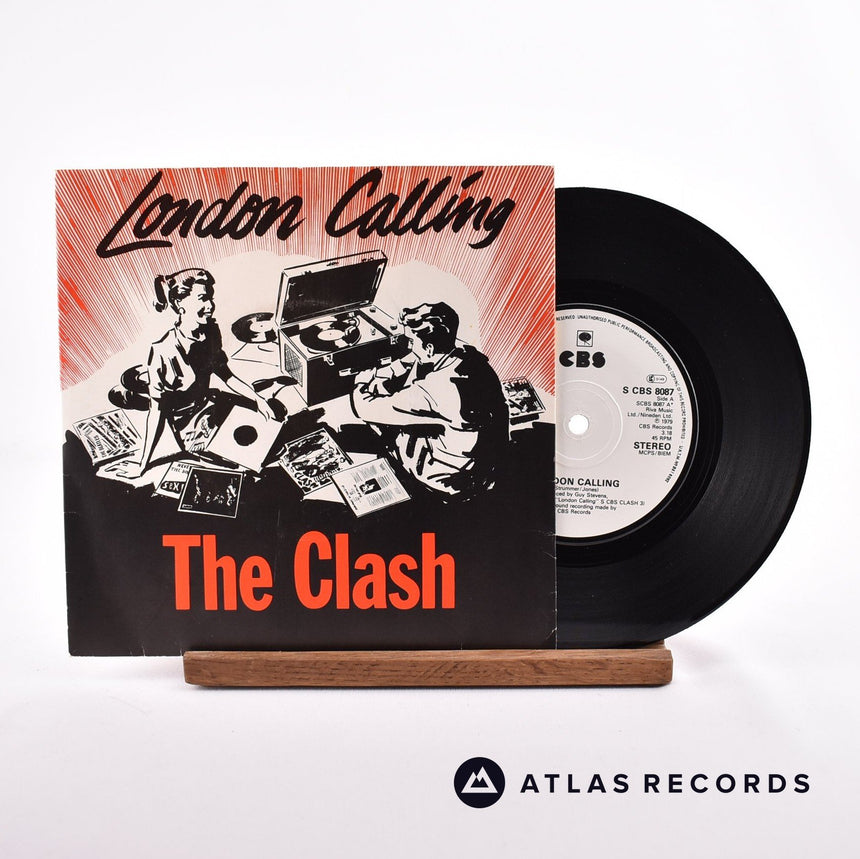The Clash London Calling 7" Vinyl Record - Front Cover & Record