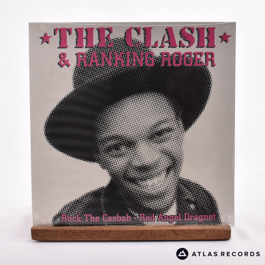 The Clash Rock The Casbah • Red Angel Dragnet 7" Vinyl Record - Front Cover & Record