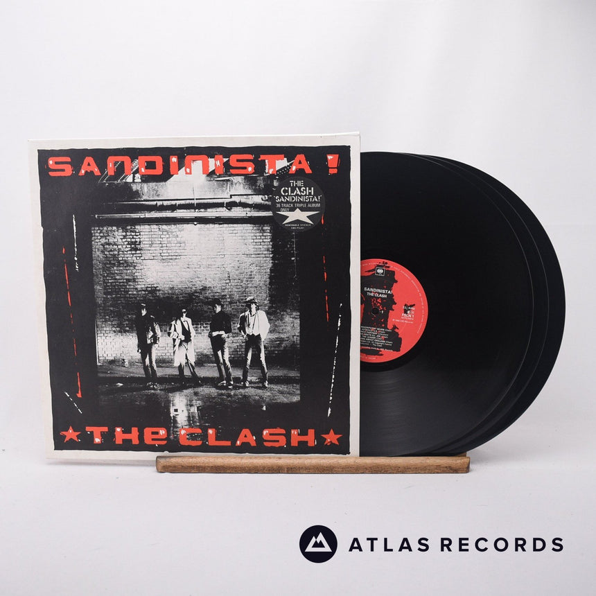 The Clash Sandinista! 3 x LP Vinyl Record - Front Cover & Record
