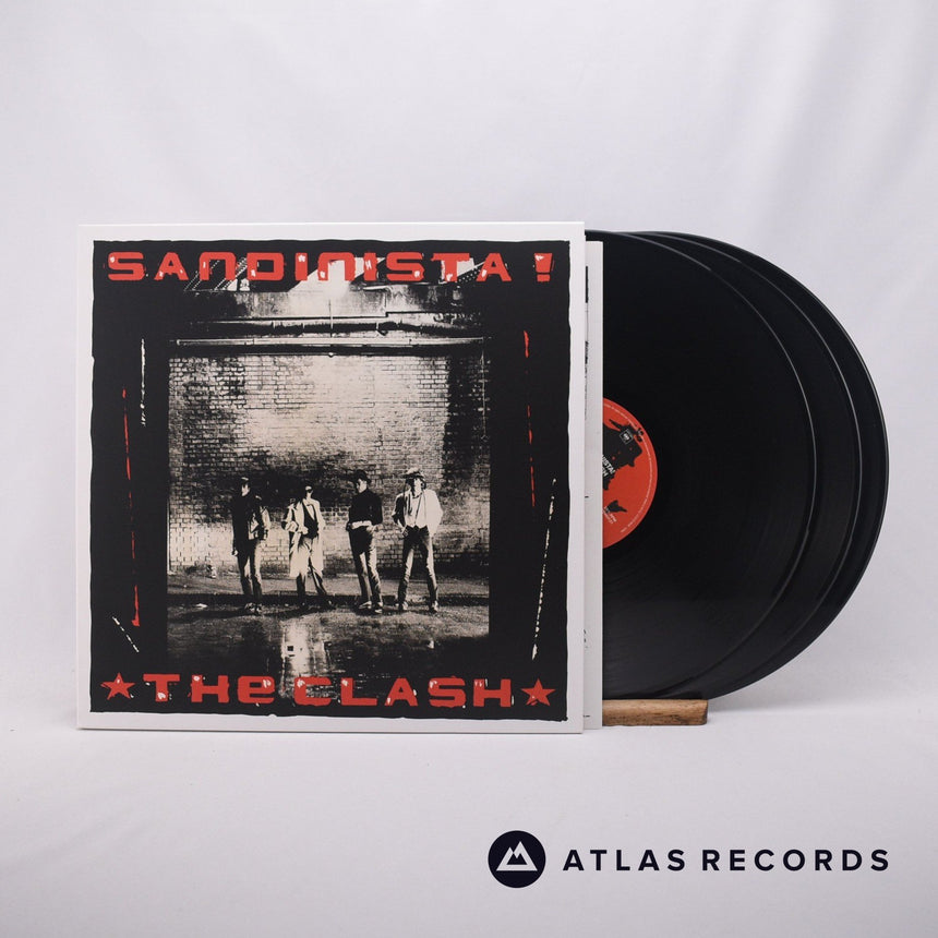 The Clash Sandinista! 3 x LP Vinyl Record - Front Cover & Record