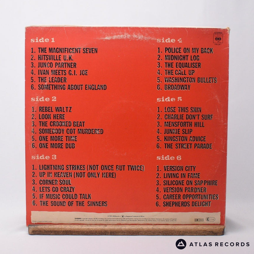 The Clash - Sandinista! - Insert A.3 B5 3 x LP Vinyl Record - VG+/VG+