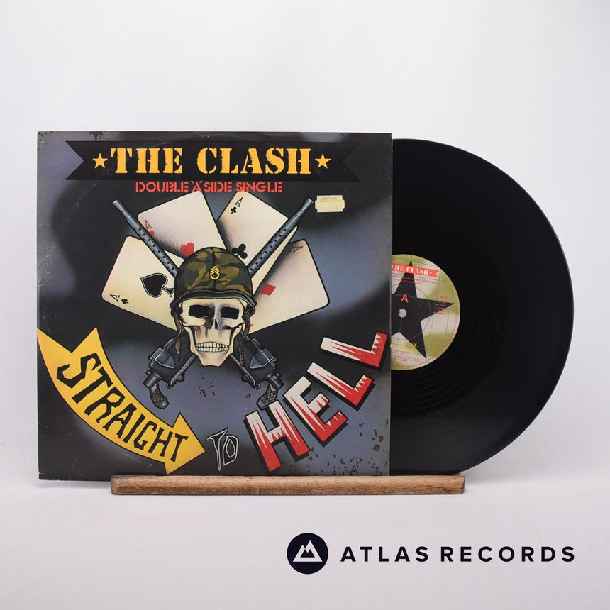 The Clash Should I Stay Or Should I Go 12" Vinyl Record - Front Cover & Record