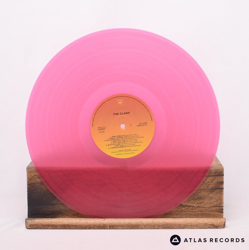 The Clash - The Clash - Pink Transparent LP Vinyl Record - NM/NM