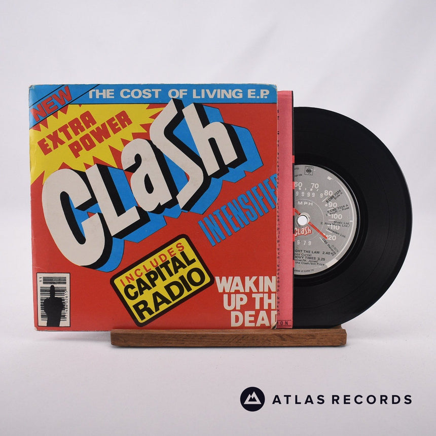The Clash The Cost Of Living E.P. 7" Vinyl Record - Front Cover & Record