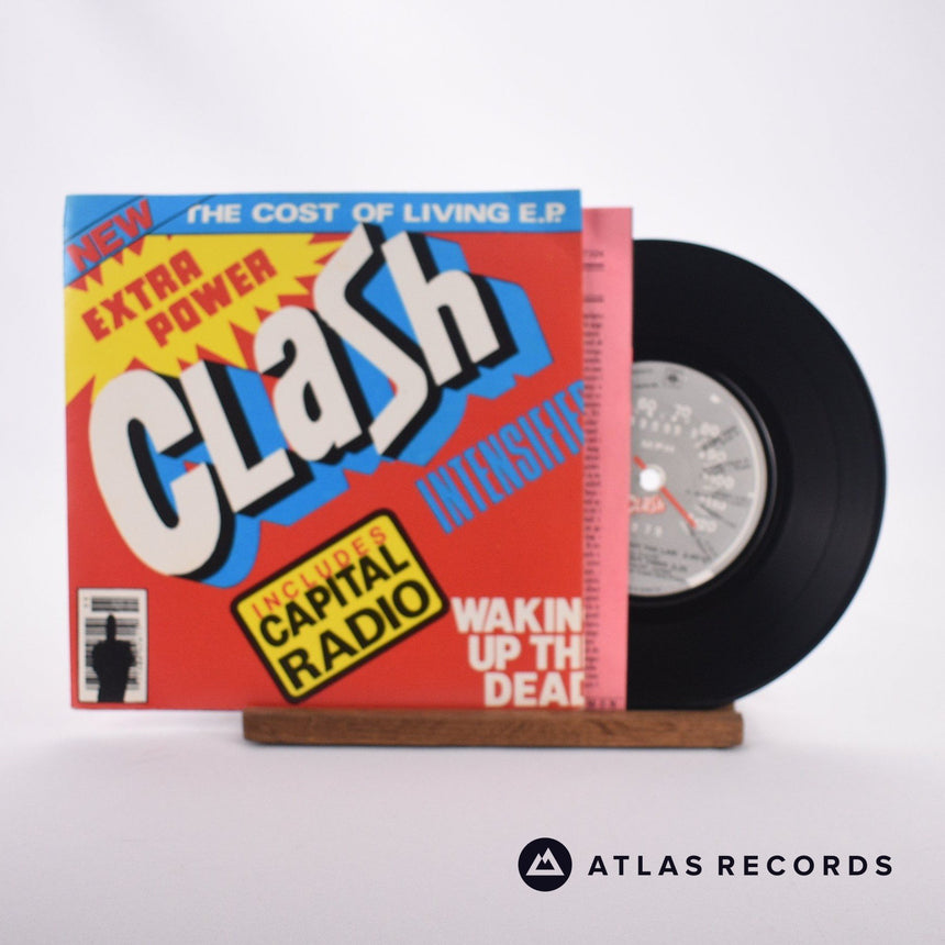 The Clash The Cost Of Living E.P. 7" Vinyl Record - Front Cover & Record