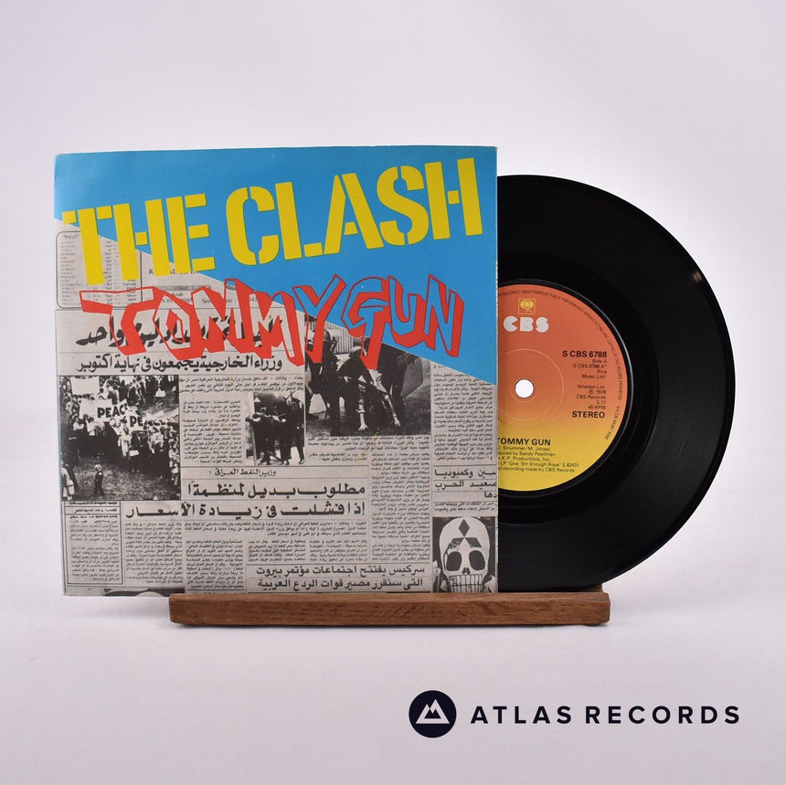 The Clash Tommy Gun 7" Vinyl Record - Front Cover & Record
