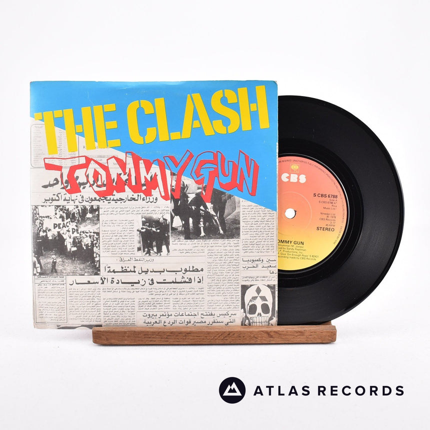 The Clash Tommy Gun 7" Vinyl Record - Front Cover & Record