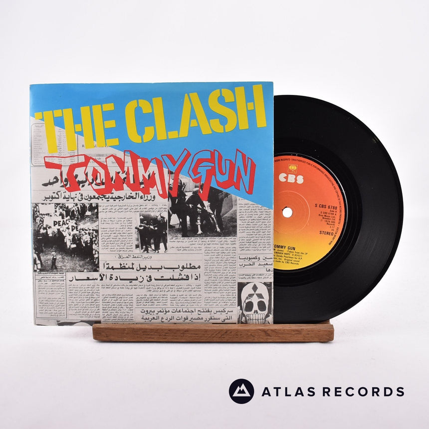 The Clash Tommy Gun 7" Vinyl Record - Front Cover & Record