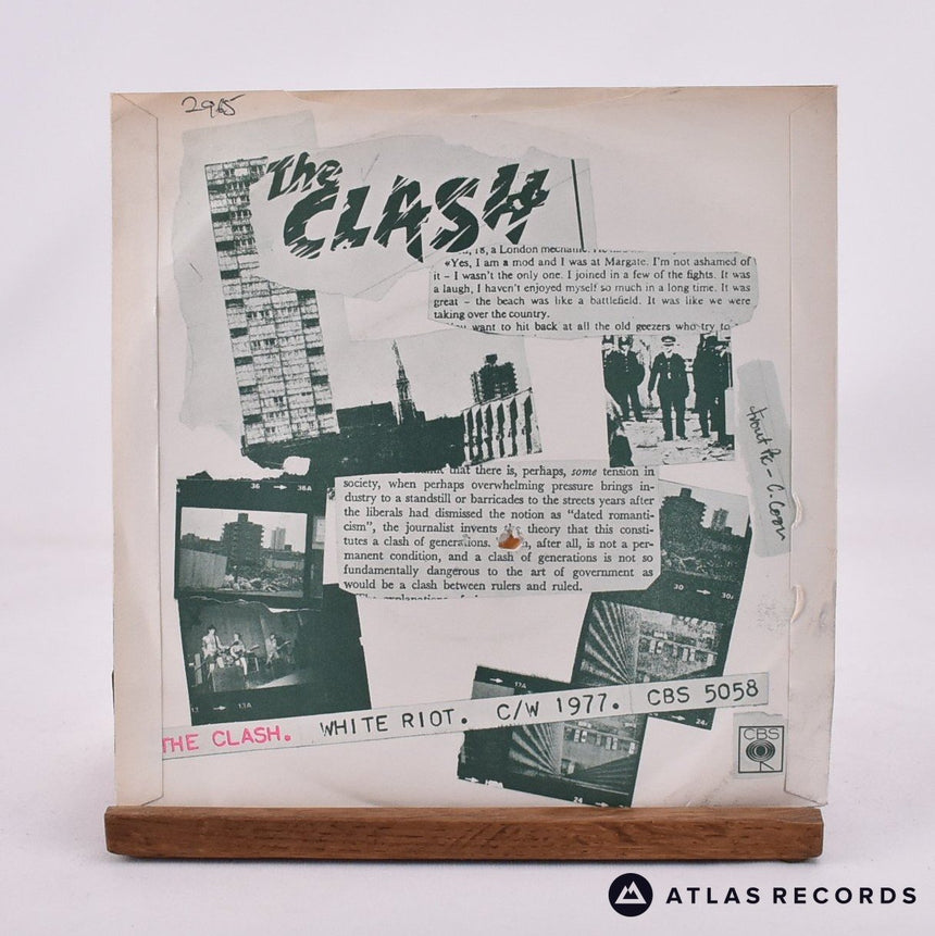 The Clash - White Riot - 7" Vinyl Record - VG/VG+