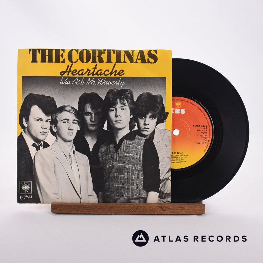 The Cortinas Heartache 7" Vinyl Record - Front Cover & Record