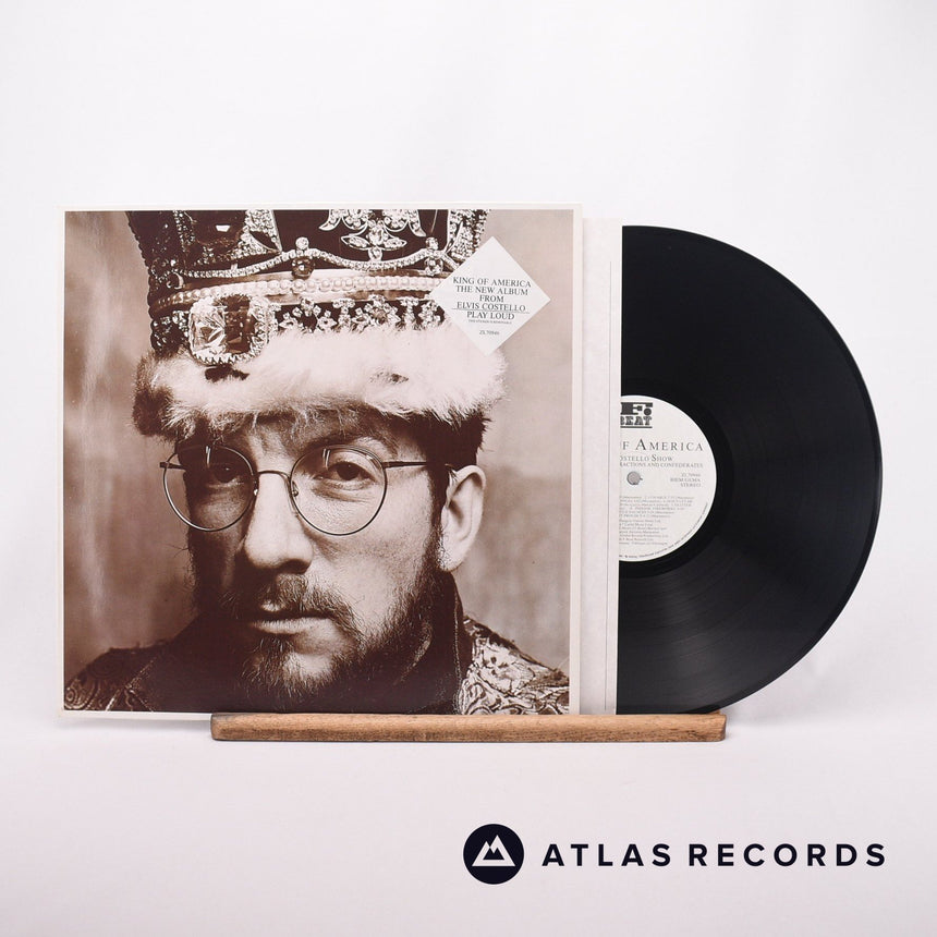 The Costello Show King Of America LP Vinyl Record - Front Cover & Record