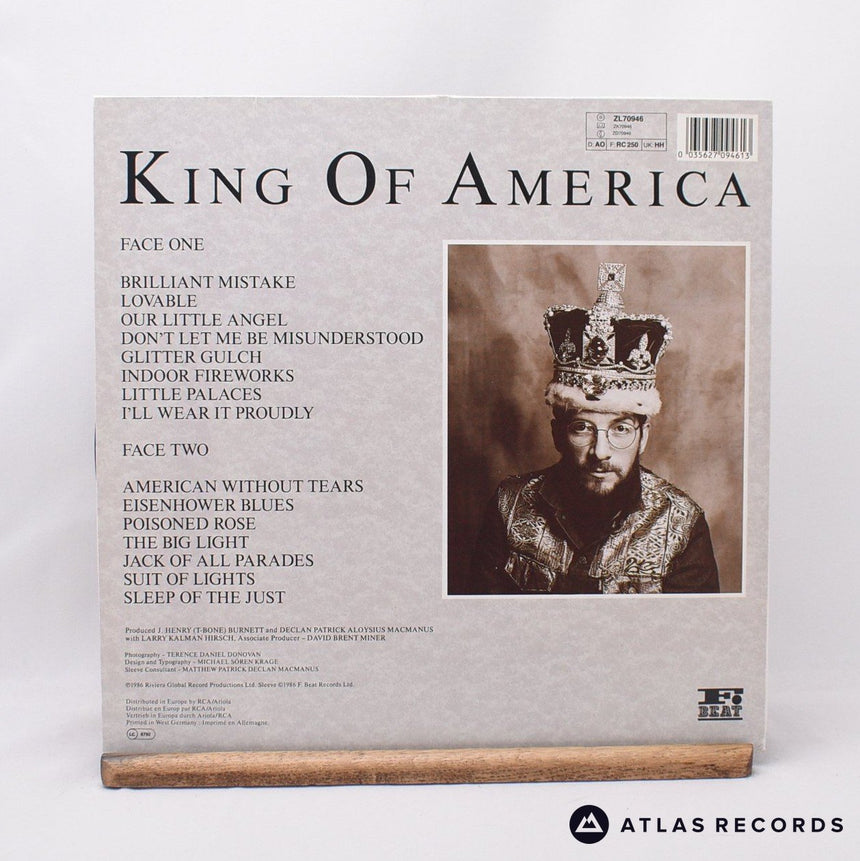 The Costello Show - King Of America - LP Vinyl Record - EX/EX