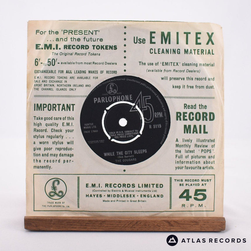 The Cougars - Caviare And Chips - 7" Vinyl Record - VG+/VG+