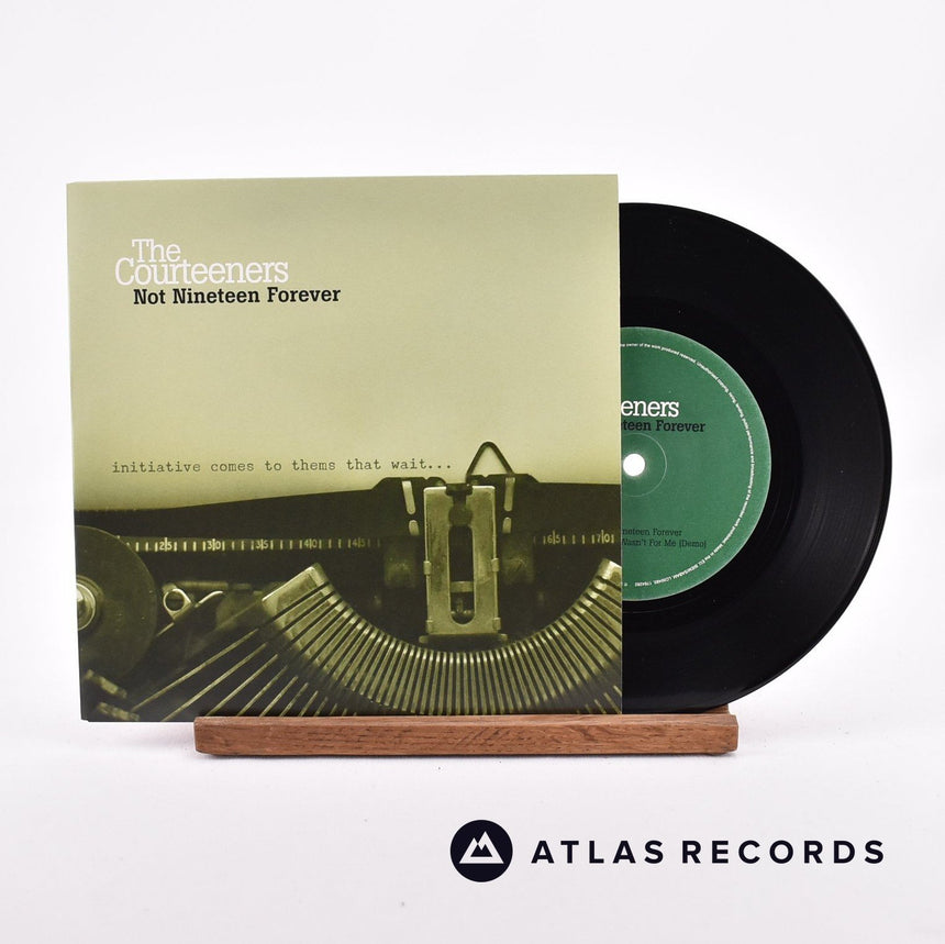 The Courteeners Not Nineteen Forever 7" Vinyl Record - Front Cover & Record