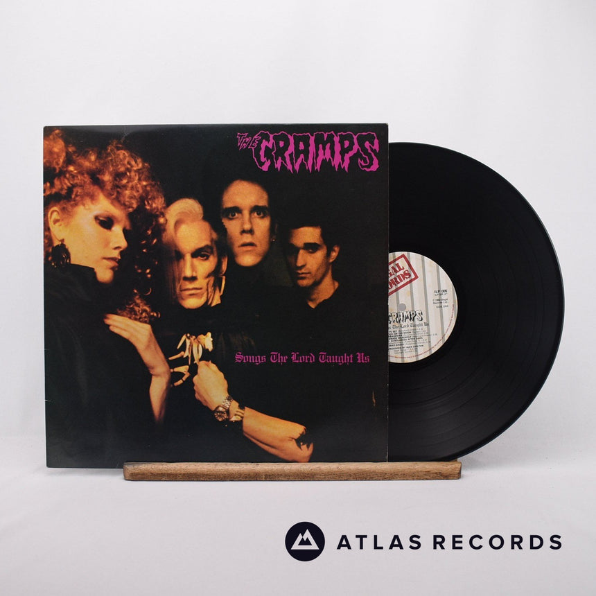 The Cramps Songs The Lord Taught Us LP Vinyl Record - Front Cover & Record