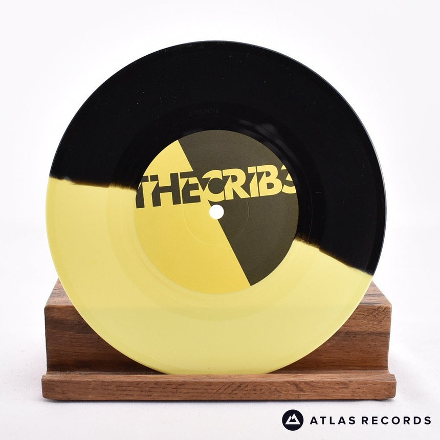 The Cribs - Mirror Kissers - Yellow & Black 7" Vinyl Record - NM/NM