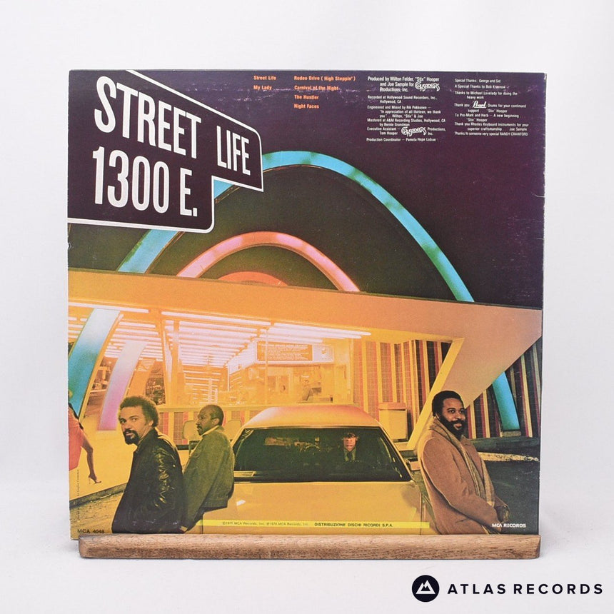 The Crusaders - Street Life - Insert Italy LP Vinyl Record - VG+/VG+