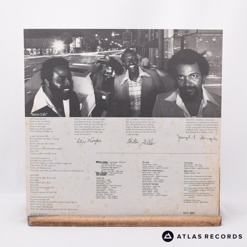 The Crusaders - Street Life - Insert Italy LP Vinyl Record - VG+/VG+